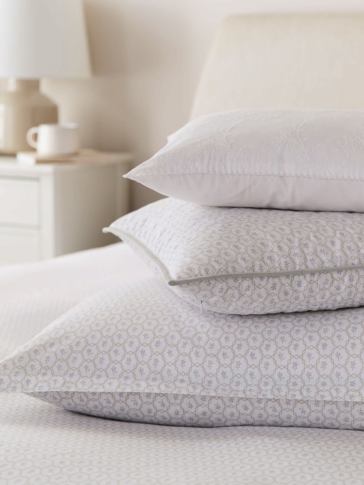 Murmur Linen 100% Cotton Florin Duvet Cover and Pillowcase Set - Image 6 of 6