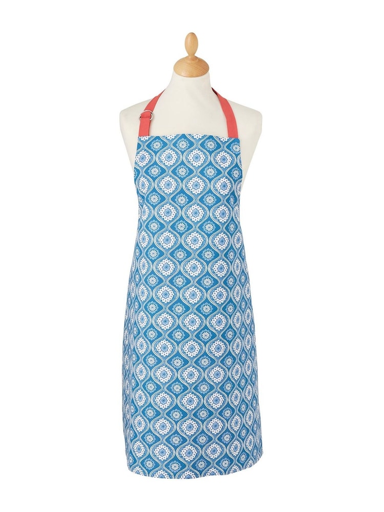 Land & Shore Blue Red Achill Apron - Image 2 of 2 Land & Shore Blue Red Achill Apron - Image 2 of 2