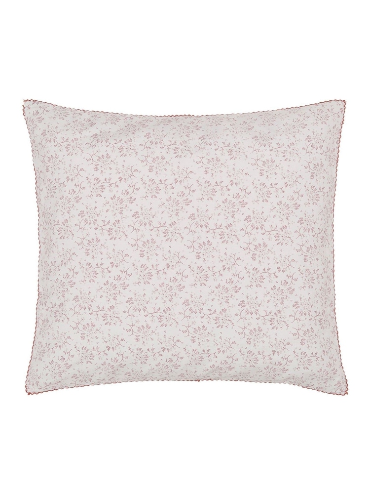 Murmur Shell Pink Mae 100% Cotton Cushion - Image 2 of 3