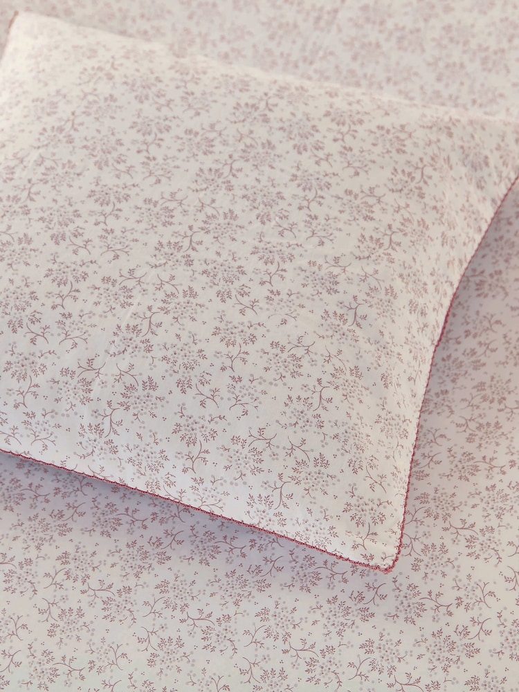 Murmur Shell Pink Mae 100% Cotton Cushion - Image 3 of 3