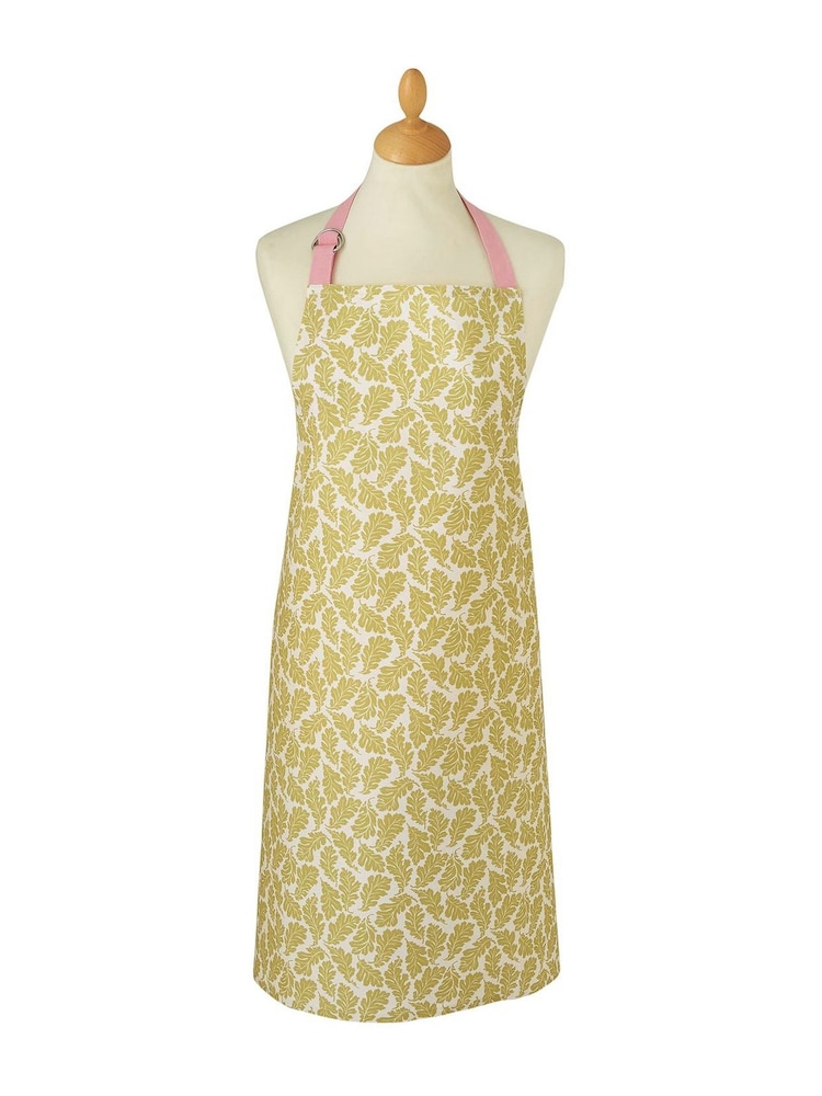 Land & Shore Multi Oak Leaf Print Apron - Image 2 of 2
