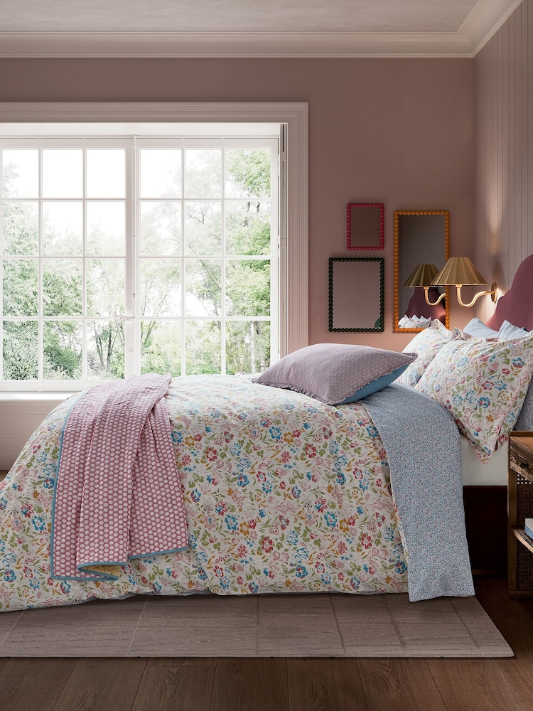 Land & Shore Multi Meadowsweet Duvet Cover and Pillowcase Set - Image 1 of 4