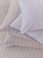 Murmur Linen Juno 100% Cotton Duvet Cover and Pillowcase Set - Image 5 of 6