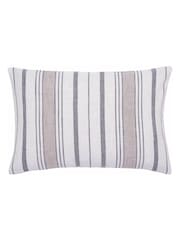 Murmur Linen Grey Finn 100% Cotton Cushion - Image 2 of 3