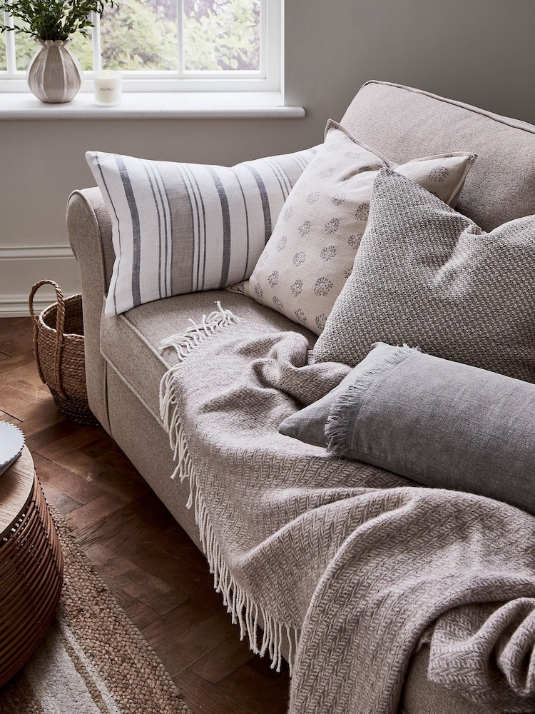 Murmur Linen Grey Nell Cushion - Image 1 of 2