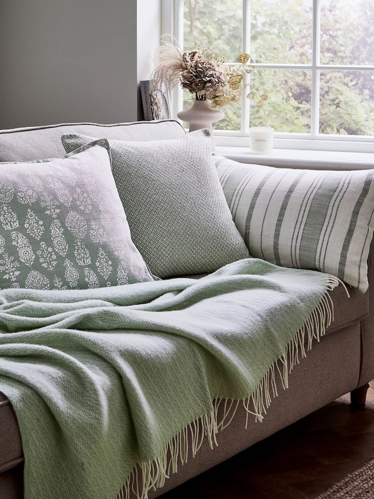 Murmur Mourne Green Nell Cushion - Image 1 of 3
