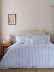 Murmur Ballintoy Blue Juno Duvet Cover and Pillowcase Set - Image 1 of 7