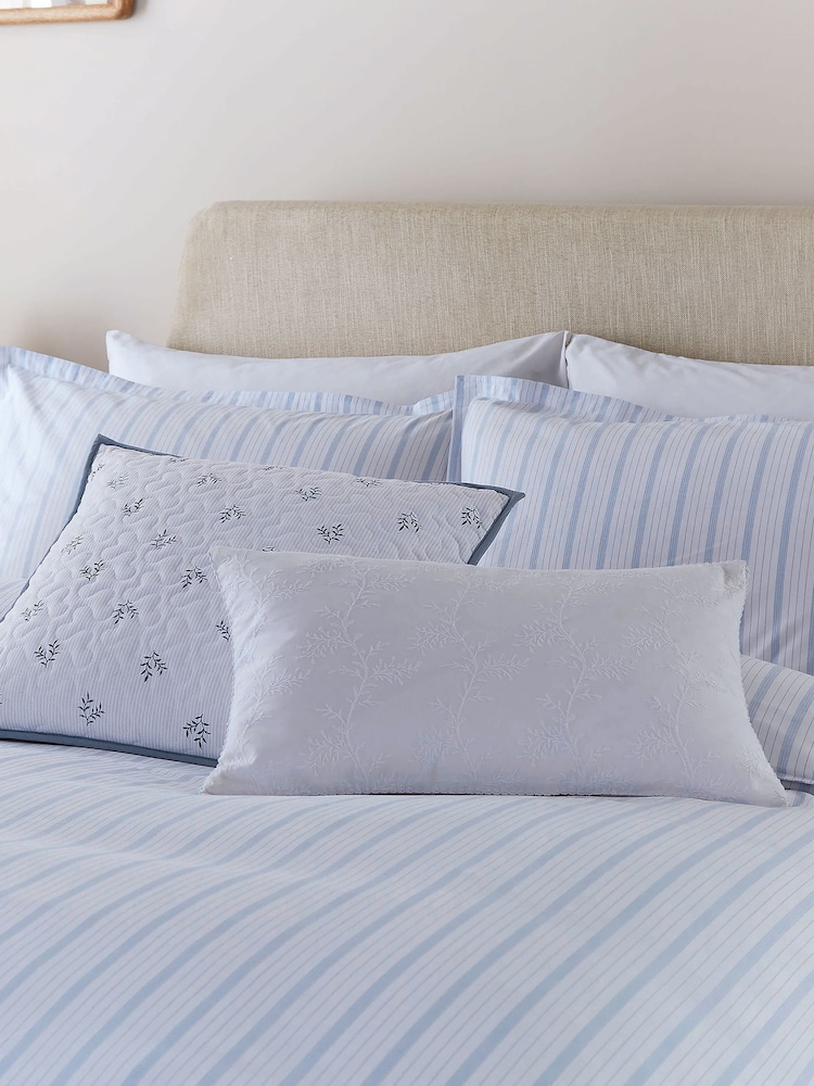 Murmur Ballintoy Blue Juno Duvet Cover and Pillowcase Set - Image 2 of 7 Murmur Ballintoy Blue Juno Duvet Cover and Pillowcase Set - Image 2 of 7