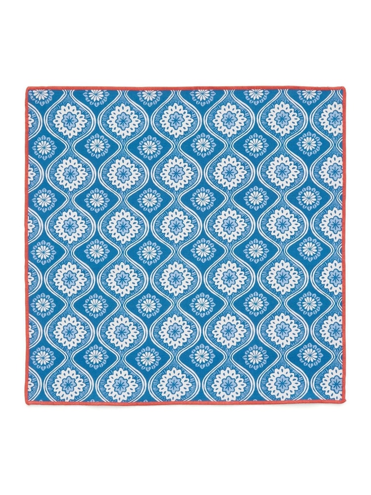 Land & Shore 4 Pack Blue Red Achill Napkin - Image 2 of 3