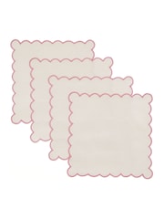 Land & Shore 4 Pack Multi Scallop Napkin - Image 3 of 3