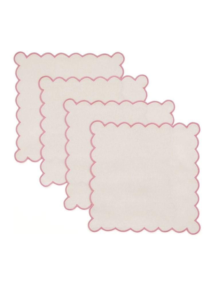 Land & Shore 4 Pack Multi Scallop Napkin - Image 3 of 3