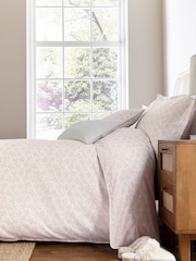 Murmur Shell Pink Mae Duvet Cover and Pillowcase Set - Image 3 of 6