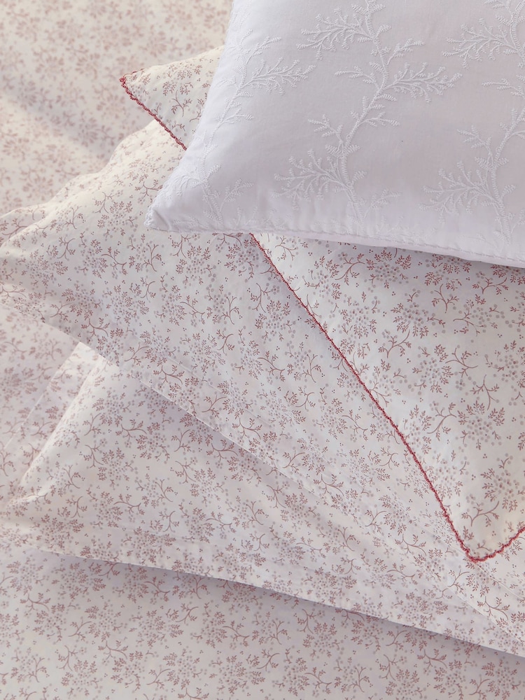 Murmur Shell Pink Mae Duvet Cover and Pillowcase Set - Image 6 of 6
