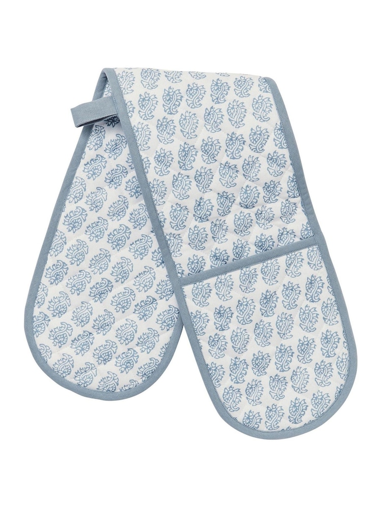 Murmur Ballintoy Blue Amelia Double Oven Gloves - Image 2 of 2