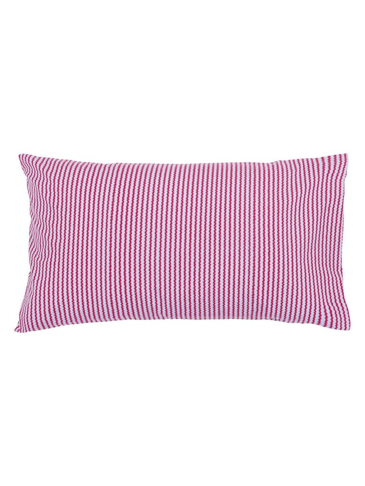 Land & Shore Blue Red Rowallane Pillowcase Pair - Image 4 of 4 Land & Shore Blue Red Rowallane Pillowcase Pair - Image 4 of 4