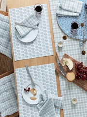 Murmur Ballintoy Blue Amelia Placemats 2 Pair - Image 1 of 3