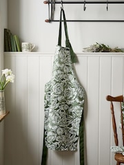 Burleigh X Bedeck Of Belfast Green Hibiscus Apron - Image 1 of 3
