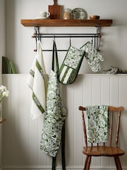 Burleigh X Bedeck Of Belfast Green Hibiscus Apron - Image 3 of 3