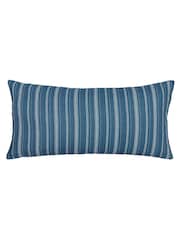 Land & Shore Blue Red Nessa 100% Cotton Cushion - Image 2 of 2
