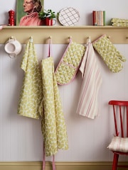 Land & Shore 2 Pack Multi Ticking Stripe Tea Towels - Image 1 of 2
