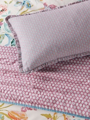 Land & Shore Multicolour Wilder Hand Stitched Decorative 100% Cotton Throw - Image 3 of 4