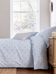 Murmur Ballintoy Blue Thalia Duvet Cover and Pillowcase Set - Image 4 of 6