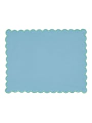 Land & Shore Green Scallop Placemat Pair - Image 3 of 3