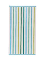 Land & Shore Green Barrow Stripe Towel - Image 2 of 2