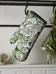 Burleigh X Bedeck Of Belfast Green Hibiscus Single Oven Gloves - Image 3 of 3