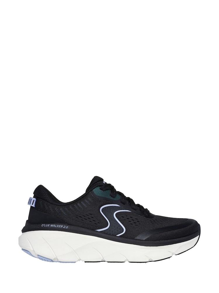 Skechers Black D'Lux Walker 2.0 Active Pace Trainers - Image 1 of 2