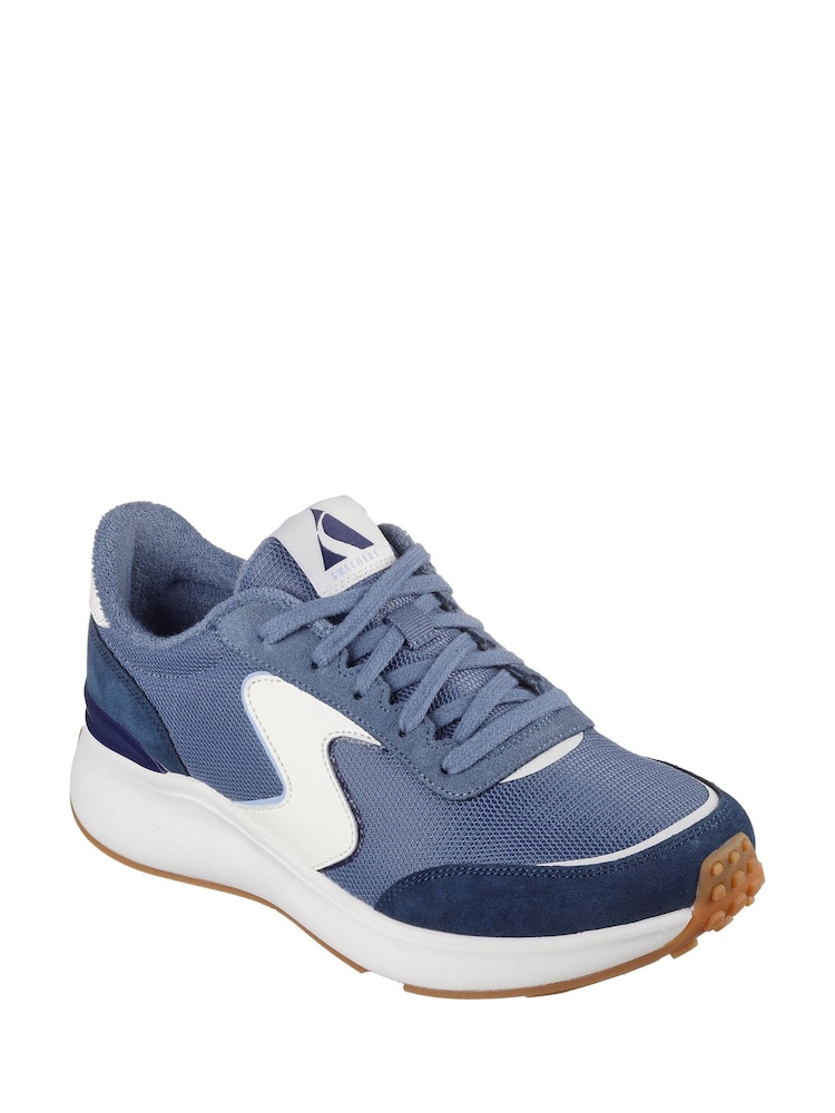 Skechers Blue BLVD Retro Runner Trainers - Image 1 of 2