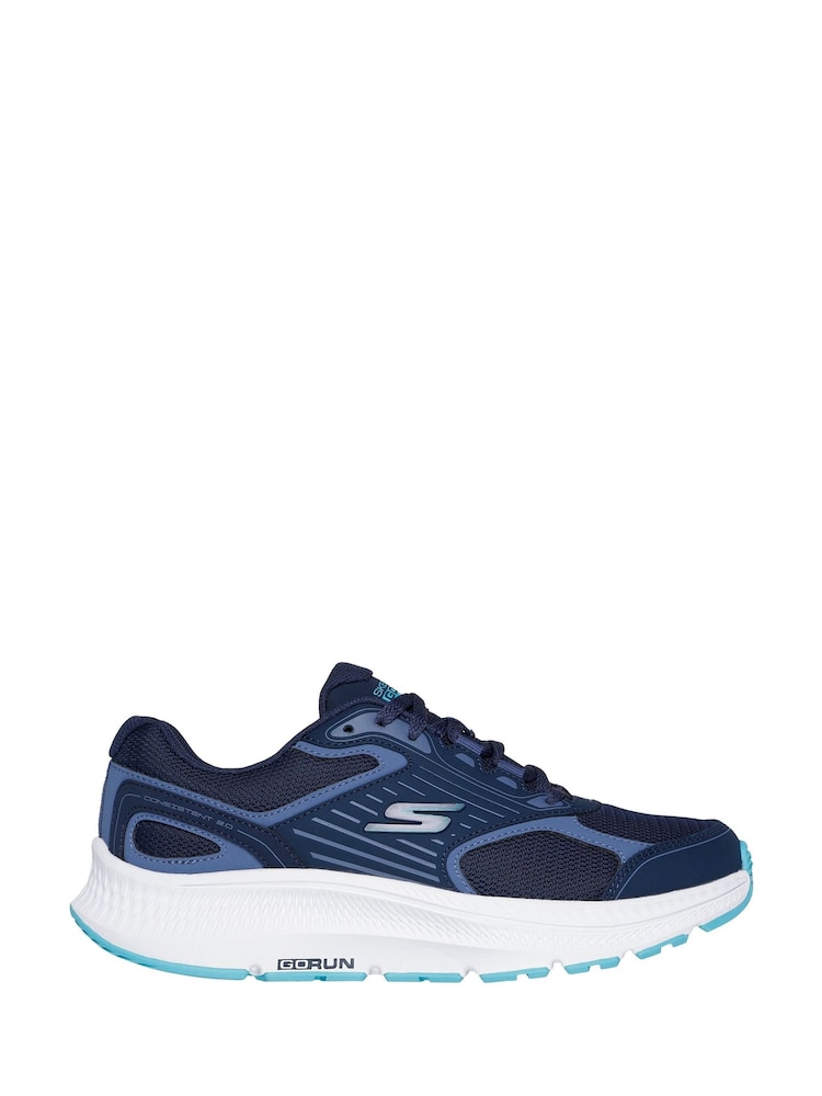 Skechers Blue Chrome Go Run Consistent 2.0 Fast Pace Trainers - Image 1 of 3