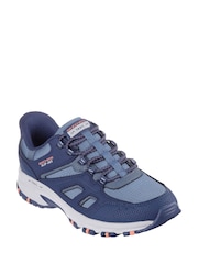 Skechers Blue Slip ins Hillcrest Kamalino Hiker Trainers - Image 2 of 4