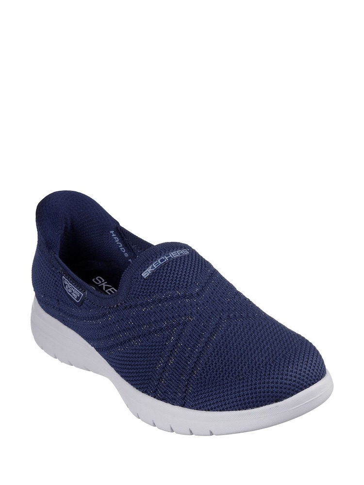 modra - Skechers športni copati brez vezalk Skechers On the GO Flex Excellence - Slika 2 iz 2