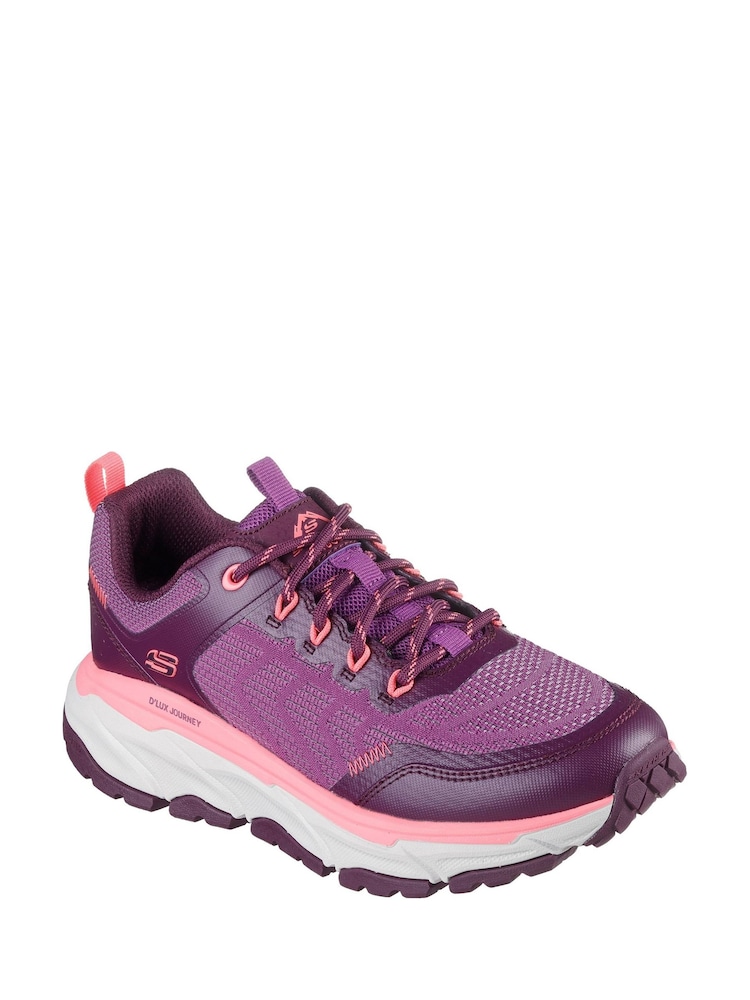 Skechers Purple D'Lux Journey Marigold Trail Trainer - Image 2 of 3