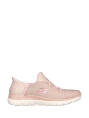 Rosa - Skechers Pink Womens Slip In Summits Dazzling Haze Trainers - Imagen 2 de 3