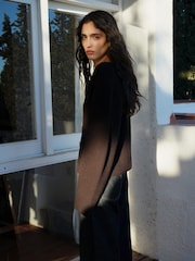 Mango Black Knitted Jewel Button Jacket - Image 2 of 6