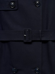 Mango Blue Belted Trench Coat - Image 6 of 6