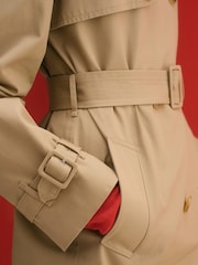 Mango Brown Belted Trench Coat - Image 4 of 7