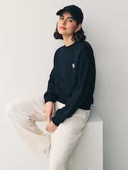 PS Paul Smith Zebra Logo Jersey Sweatshirt - Image 3 of 5