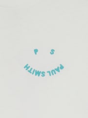 PS Paul Smith Happy Logo Graphic 100% Cotton White T-Shirt - Image 4 of 4