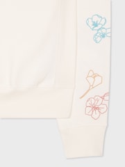 PS Paul Smith Flower Embroidery Jersey Sweatshirt - Image 7 of 8