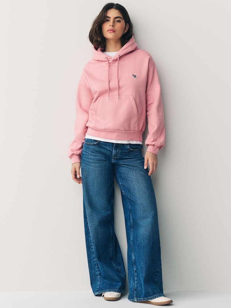 PS Paul Smith Zebra Logo Jersey Hoodie - Image 2 of 8 PS Paul Smith Zebra Logo Jersey Hoodie - Image 2 of 8