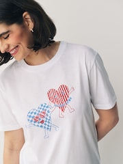 PS Paul Smith Heart Graphic T-Shirt - Image 4 of 6