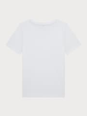 PS Paul Smith V-Neck Zebra Logo 100%  Cotton T-Shirt - Image 7 of 9