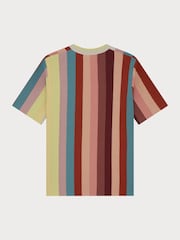PS Paul Smith Stripe Knitted Short Sleeve Top - Image 8 of 8