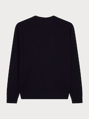 PS Paul Smith Blue Swirl Heart Knitted Wool Jumper - Image 6 of 7