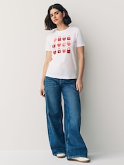 PS Paul Smith Heart Padlock Graphic T-Shirt - Image 2 of 6