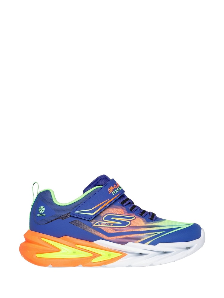 Skechers Blue Flex Glow Ultra Trainers - Image 1 of 2