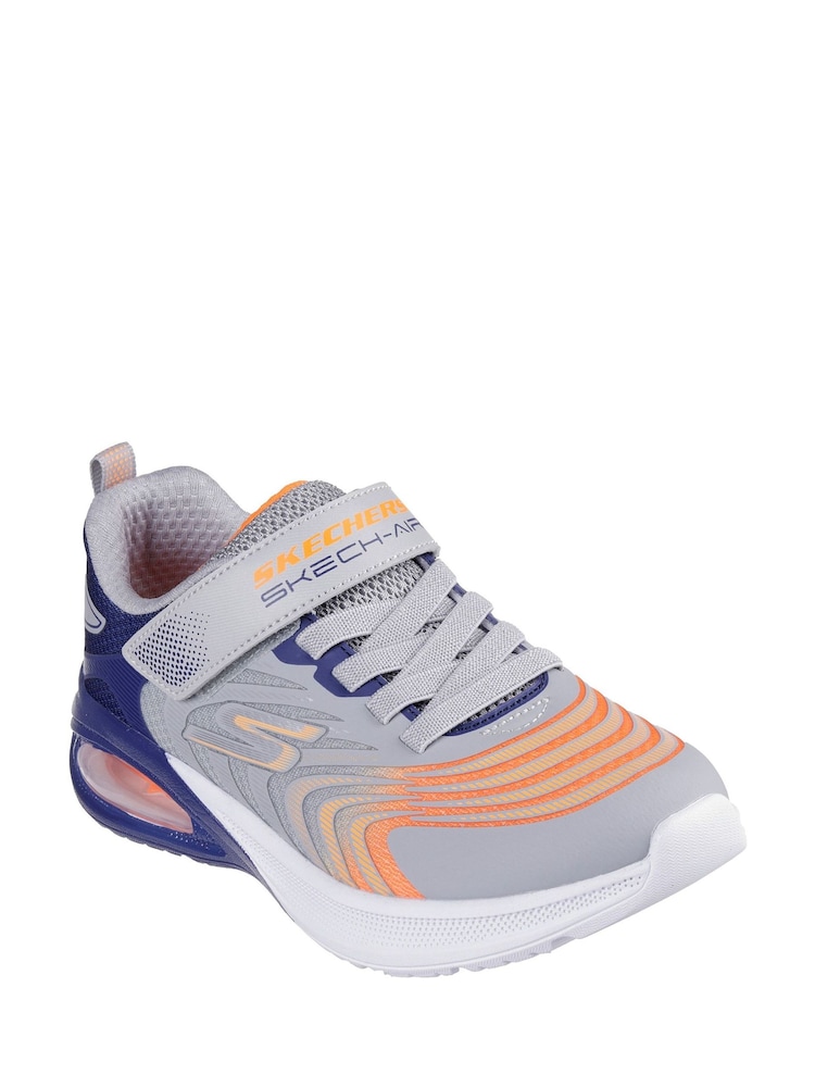 Skechers Grey Microspec Max Advance Trainers - Image 2 of 2